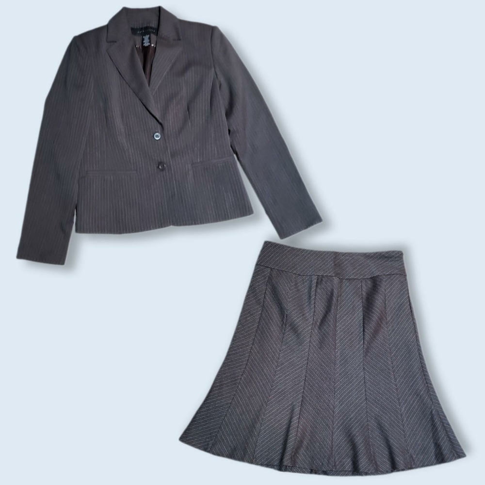 Y2K Corporate Office Siren Skirt Jacket Set